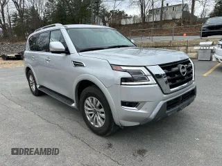 2024 Nissan Armada SV with VIN JN8AY2AC5R9195642, listed as a Copart auction lot 50769655 with 30,398 mi miles and Clean Title. Bid and sale history available at carsss.com. Image 4.