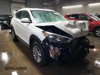 2018 Hyundai Tucson SEL with VIN KM8J3CA41JU782670, listed as a Copart auction lot 41993045 with 54,181 mi miles and Salvage Title. Bid and sale history available at carsss.com. Image 4.