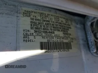 2009 Nissan Versa 1.6 with VIN 3N1CC11E69L484635, listed as a Copart auction lot 47447525 with 162,805 mi miles and Salvage Title. Bid and sale history available at carsss.com. Image 12.