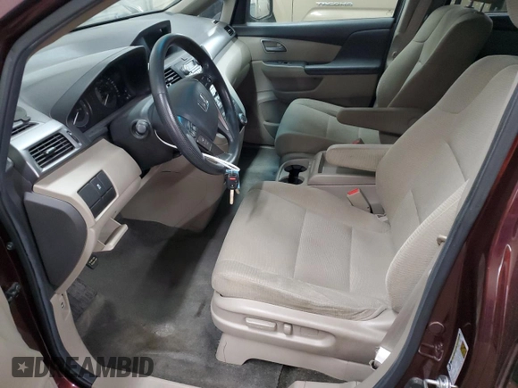 2013 Honda Odyssey LX with VIN 5FNRL5H28DB091849, listed as a Copart auction lot 53563635 with 156,817 mi miles and Salvage Title. Bid and sale history available at carsss.com. Image 7.