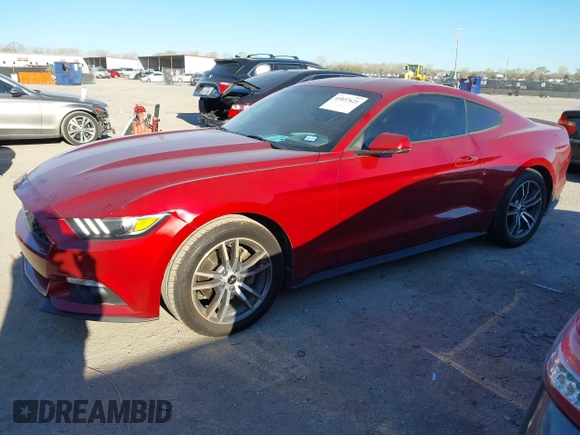 2016 Ford Mustang EcoBoost with VIN 1FA6P8TH7G5310350, listed as a IAAI auction lot 41837621 with 157,269 mi miles and . Bid and sale history available at DreamBid. Image 2.