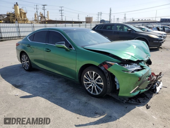 2019 Lexus ES 350 with VIN JTHBZ1B1XK2004024, listed as a Copart auction lot 54936165 with 66,335 mi miles and Salvage Title. Bid and sale history available at DreamBid. Image 4.