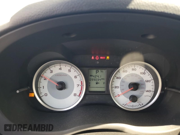 2013 Subaru Impreza Special Sports Premium with VIN JF1GPAL62DH202268, listed as a Copart auction lot 60557445 with 99,034 mi miles and Salvage title. Bid and sale history available at DreamBid. Image 9.