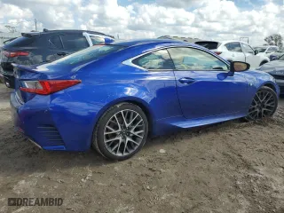 2016 Lexus RC 350 with VIN JTHHE5BC6G5011881, listed as a Copart auction lot 73842414 with 0 mi miles and Salvage Title. Bid and sale history available at carsss.com. Image 3.
