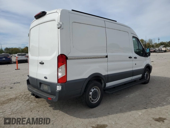 2018 Ford Transit with VIN 1FTYR1CM0JKA78832, listed as a Copart auction lot 74309964 with 52,577 mi miles and Salvage Title. Bid and sale history available at DreamBid. Image 3.