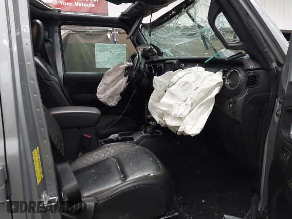 2021 Jeep Wrangler Unlimited Sahara with VIN 1C4HJXEN1MW529568, listed as a IAAI auction lot 42336590 with 39,931 mi miles and . Bid and sale history available at DreamBid. Image 5.