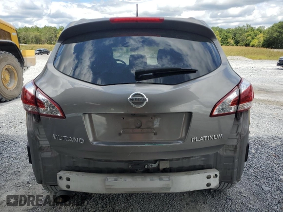 2012 Nissan Murano S with VIN JN8AZ1MU3CW117820, listed as a Copart auction lot 71184804 with 161,917 mi miles and Salvage Title. Bid and sale history available at carsss.com. Image 6.