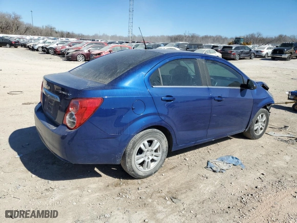 2014 Chevrolet Sonic LT with VIN 1G1JC5SH0E4196641, listed as a Copart auction lot 46941145 with 106,306 mi miles and Salvage Title. Bid and sale history available at carsss.com. Image 3.