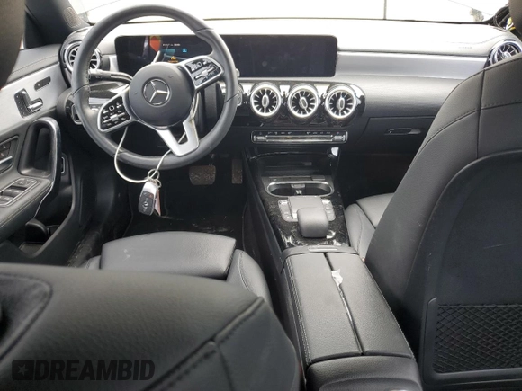 2021 Mercedes-Benz CLA 250 with VIN W1K5J4HB6MN149186, listed as a Copart auction lot 57349855 with 23,200 mi miles and Salvage title. Bid and sale history available at DreamBid. Image 8.