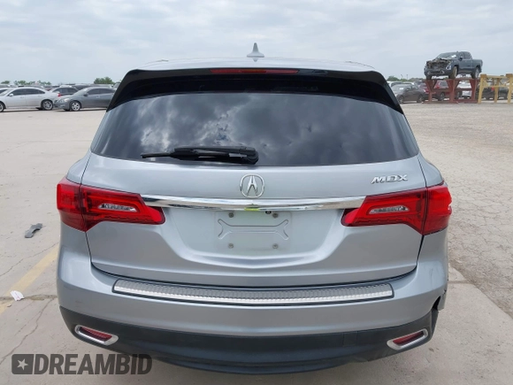 2016 Acura MDX w/Tech with VIN 5FRYD3H42GB008644, listed as a IAAI auction lot 42035686 with 96,467 mi miles. Bid and sale history available at carsss.com. Image 16.