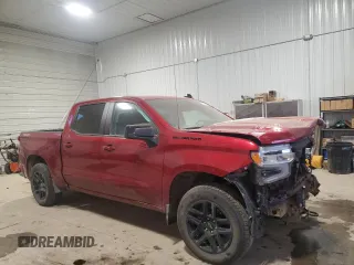2024 Chevrolet Silverado 1500 RST with VIN 1GCUDEED5RZ230463, listed as a Copart auction lot 86950434 with 19,739 mi miles and Salvage Title. Bid and sale history available at carsss.com. Image 4.