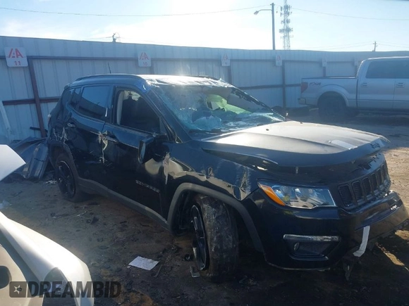 2021 Jeep Compass Altitude with VIN 3C4NJCBB0MT592592, listed as a IAAI auction lot 40864251 with 72,034 mi miles and . Bid and sale history available at DreamBid. Image 1.
