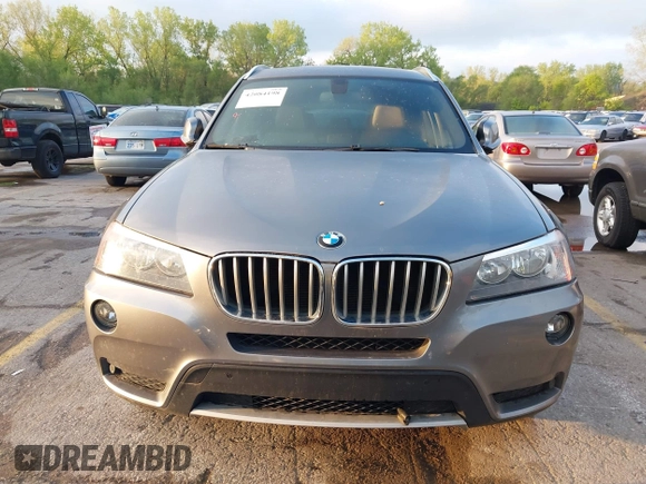 2013 BMW X3 xDrive28i with VIN 5UXWX9C55D0A15716, listed as a IAAI auction lot 42084198 with 120,277 mi miles. Bid and sale history available at carsss.com. Image 6.