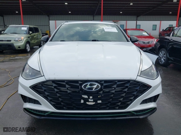 2020 Hyundai Sonata SEL Plus with VIN 5NPEJ4J26LH008699, listed as a IAAI auction lot 41884974 with 59,374 mi miles. Bid and sale history available at carsss.com. Image 13.