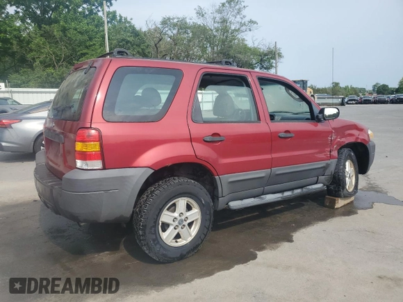 2007 Ford Escape XLS with VIN 1FMYU92ZX7KB69167, listed as a Copart auction lot 59600185 with 162,442 mi miles and Salvage title. Bid and sale history available at DreamBid. Image 3.