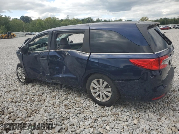 2018 Honda Odyssey LX with VIN 5FNRL6H25JB111217, listed as a Copart auction lot 67143364 with Not Provided miles and Salvage Title. Bid and sale history available at carsss.com. Image 2.