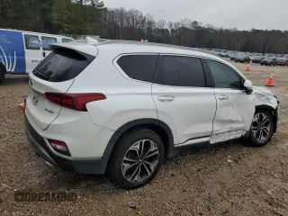 2019 Hyundai Santa Fe Ultimate with VIN 5NMS5CAA4KH019382, listed as a Copart auction lot 44592955 with 120,797 mi miles and Salvage Title. Bid and sale history available at carsss.com. Image 3.