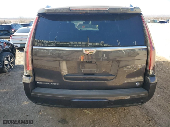 2017 Cadillac Escalade Premium Luxury with VIN 1GYS4CKJ0HR294537, listed as a Copart auction lot 83412724 with 80,424 mi miles and Salvage Title. Bid and sale history available at carsss.com. Image 6.