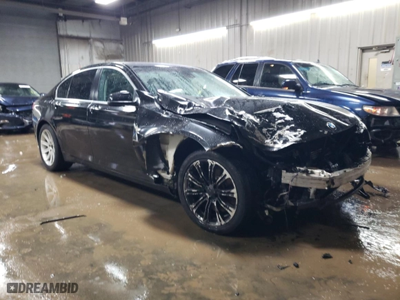 2011 BMW 7 Series 750i with VIN WBAKA8C57BCY36687, listed as a Copart auction lot 86883754 with 0 mi miles and Salvage Title. Bid and sale history available at carsss.com. Image 4.