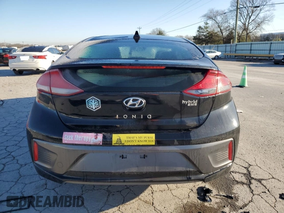 2021 Hyundai Ioniq Blue with VIN KMHC65LC2MU255550, listed as a Copart auction lot 49735265 with 81,756 mi miles and Salvage title. Bid and sale history available at DreamBid. Image 6.