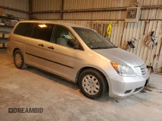 2008 Honda Odyssey LX with VIN 5FNRL38258B110528, listed as a Copart auction lot 44129175 with 93,780 mi miles and Salvage Title. Bid and sale history available at carsss.com. Image 4.