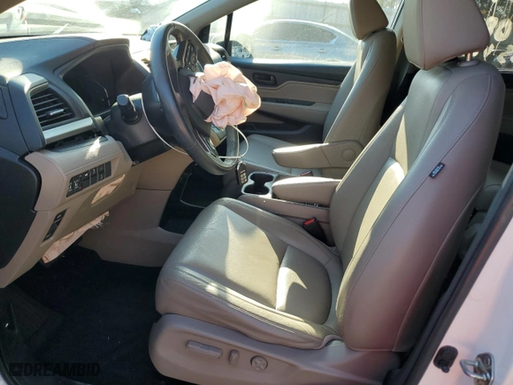 2019 Honda Odyssey EX-L with VIN 5FNRL6H70KB084425, listed as a Copart auction lot 46252375 with 64,128 mi miles and Salvage Title. Bid and sale history available at carsss.com. Image 7.