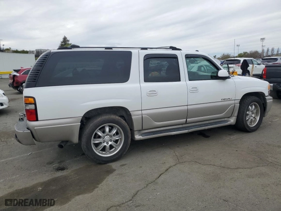 2005 GMC Yukon XL Denali with VIN 1GKFK66U55J183449, listed as a Copart auction lot 49425265 with 163,546 mi miles and Salvage Title. Bid and sale history available at carsss.com. Image 3.