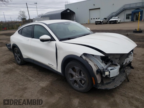 2022 Ford Mustang Mach-E Select with VIN 3FMTK1SS1NMA48621, listed as a Copart auction lot 56205175 with 57,291 mi miles and Salvage title. Bid and sale history available at DreamBid. Image 4.