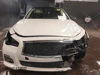 2014 Infiniti Q50 Sport with VIN JN1BV7AR4EM705418, listed as a IAAI auction lot 41698553 with 124,554 mi miles and . Bid and sale history available at carsss.com. Image 6.