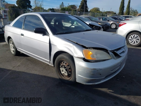 2002 Honda Civic z VIN 1HGEM21292L042403, wystawiony jako IAAI lot #41253054 z przebiegiem 95 053 mil mil oraz . Historia ofert i sprzedaży dostępna na DreamBid. Obrazek 1.