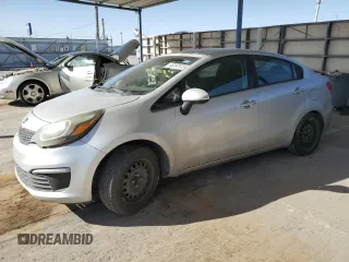 2016 Kia Rio LX with VIN KNADM4A33G6572223, listed as a Copart auction lot 48397975 with 113,933 mi miles and Salvage Title. Bid and sale history available at carsss.com. Image 1.