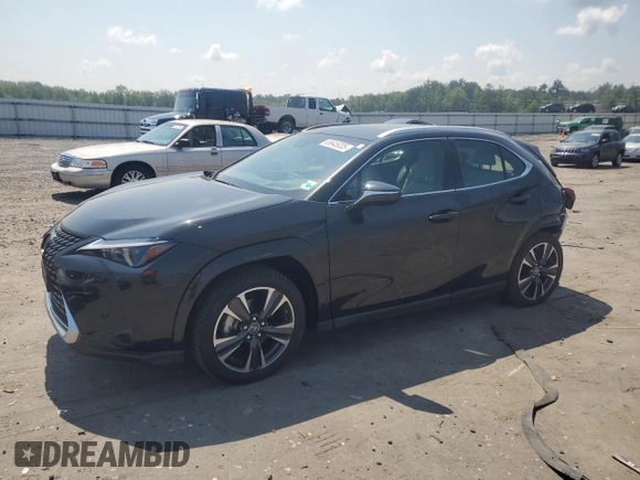 2023 Lexus UX 250h Premium с VIN JTHP9JBHXP2070096, выставлен на аукционе Copart как лот 65645035 с пробегом 9 748 миль миль и Списание • Salvage title. История ставок и продаж доступна на DreamBid. Изображение 1.