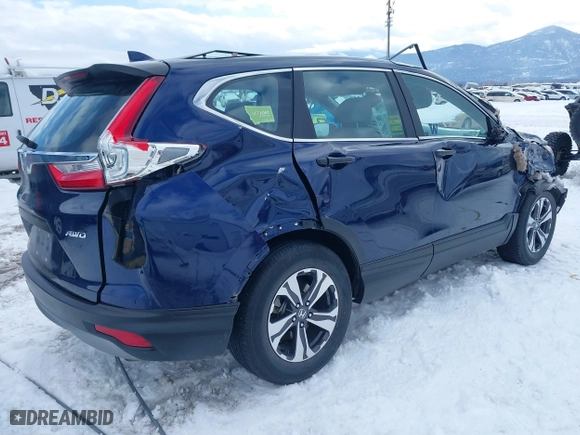 2019 Honda CR-V LX with VIN 5J6RW6H35KL000434, listed as a IAAI auction lot 41568196 with 28,163 mi miles. Bid and sale history available at carsss.com. Image 4.
