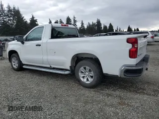 2023 Chevrolet Silverado 1500 Work Truck with VIN 3GCNAAED9PG332707, listed as a Copart auction lot 49746465 with 7,017 mi miles and Clean Title. Bid and sale history available at carsss.com. Image 2.