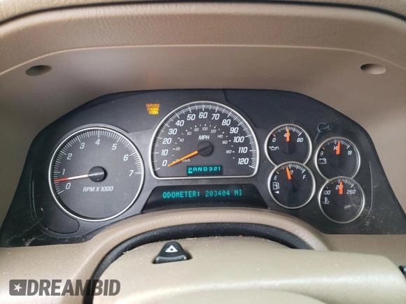 2004 GMC Envoy SLT with VIN 1GKDT13S342262833, listed as a Copart auction lot 87828975 with 203,404 mi miles and Salvage Title. Bid and sale history available at carsss.com. Image 9.