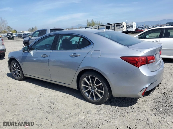 2018 Acura TLX with VIN 19UUB3F31JA002951, listed as a Copart auction lot 49897555 with 154,661 mi miles and Salvage Title. Bid and sale history available at carsss.com. Image 2.