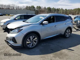 2020 Nissan Murano SL z VIN 5N1AZ2CS8LN131313, wystawiony jako Copart lot #52866055 z przebiegiem 38 437 mil mil oraz Szkoda całkowita • Salvage title. Historia ofert i sprzedaży dostępna na DreamBid. Obrazek 1.