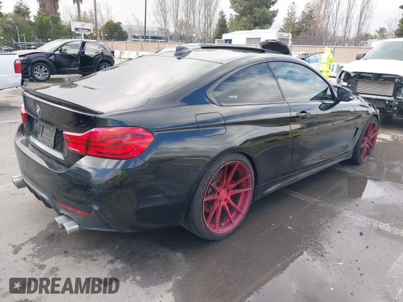 2014 BMW 4 Series 435i with VIN WBA3R1C54EK190152, listed as a IAAI auction lot 41528408 with 176,195 mi miles and . Bid and sale history available at DreamBid. Image 4.