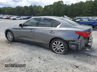 2015 Infiniti Q50 Premium with VIN JN1BV7AP5FM340151, listed as a Copart auction lot 55760705 with 113,794 mi miles and Clean Title. Bid and sale history available at DreamBid. Image 2.