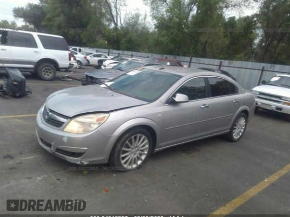 2008 Saturn Aura XR with VIN 1G8ZV577X8F189445, listed as a IAAI auction lot 34915237 with 156,405 mi miles. Bid and sale history available at carsss.com. Image 2.