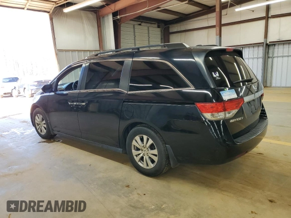 2014 Honda Odyssey EX-L with VIN 5FNRL5H66EB105932, listed as a Copart auction lot 49734905 with 222,723 mi miles and Salvage Title. Bid and sale history available at carsss.com. Image 2.