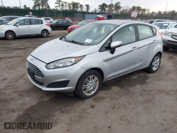 2018 Ford Fiesta SE with VIN 3FADP4EJ9JM127985, listed as a IAAI auction lot 41726193 with 999,999 mi miles. Bid and sale history available at carsss.com. Image 2.