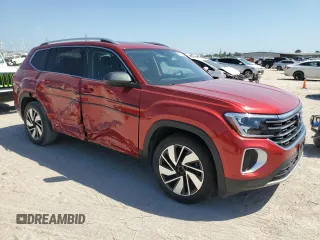 2024 Volkswagen Atlas SEL with VIN 1V2BR2CA3RC533646, listed as a Copart auction lot 52700135 with 10,498 mi miles and Salvage title. Bid and sale history available at DreamBid. Image 4.