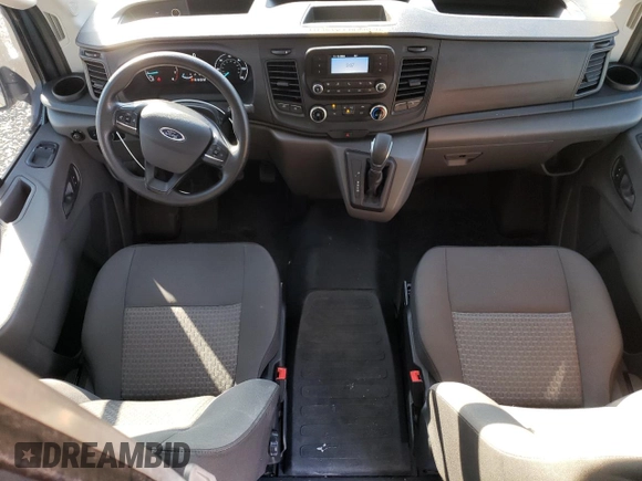 2021 Ford Transit Cargo with VIN 1FTBR3X8XMKA83071, listed as a Copart auction lot 80474914 with 38,027 mi miles and Salvage title. Bid and sale history available at DreamBid. Image 8.