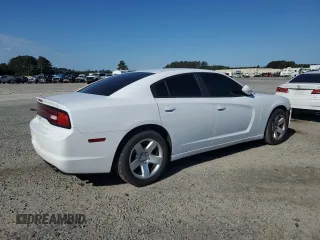 2014 Dodge Charger Police with VIN 2C3CDXAT8EH203468, listed as a Copart auction lot 55890735 with 119,327 mi miles and Salvage title. Bid and sale history available at DreamBid. Image 3.