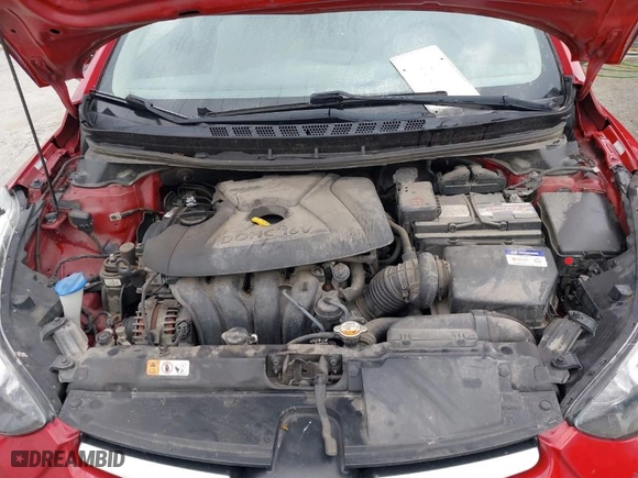 2016 Hyundai Elantra SE with VIN KMHDH4AEXGU650223, listed as a IAAI auction lot 41889561 with 107,533 mi miles. Bid and sale history available at carsss.com. Image 10.