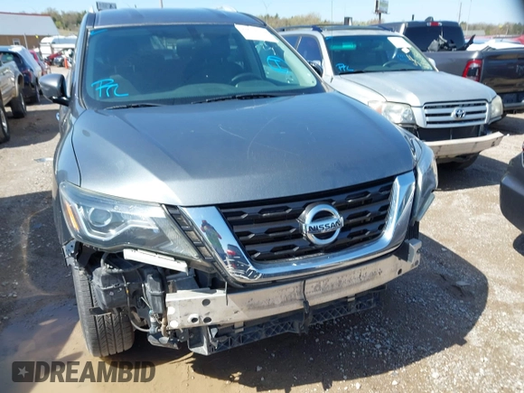 2017 Nissan Pathfinder SV with VIN 5N1DR2MM2HC613081, listed as a IAAI auction lot 41979227 with 137,371 mi miles. Bid and sale history available at carsss.com. Image 12.