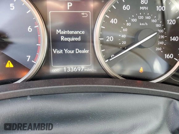 2016 Lexus NX 200t with VIN JTJBARBZ3G2069590, listed as a Copart auction lot 53570075 with 133,697 mi miles and Salvage Title. Bid and sale history available at DreamBid. Image 9.