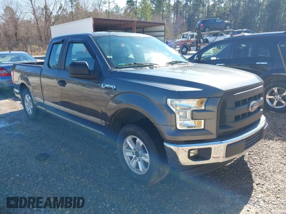 2017 Ford F-150 XL with VIN 1FTEX1C82HFA64011, listed as a IAAI auction lot 41482776 with 94,699 mi miles. Bid and sale history available at carsss.com. Image 1.