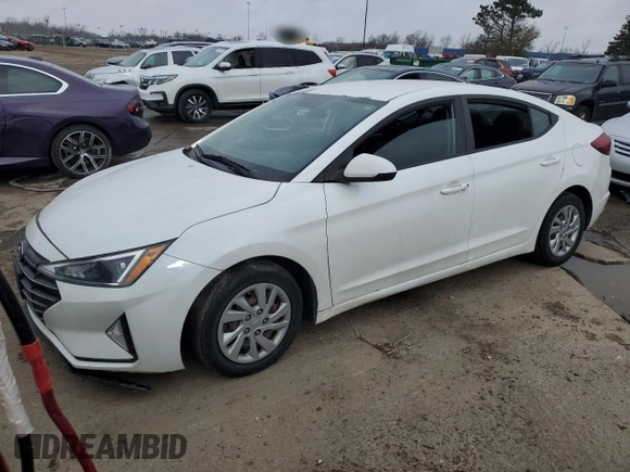 2019 Hyundai Elantra SE with VIN 5NPD74LF5KH490624, listed as a Copart auction lot 81681674 with 96,569 mi miles and Clean Title. Bid and sale history available at DreamBid. Image 1.